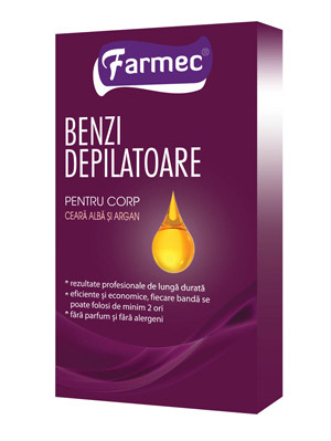 benzi depilatoare de corp