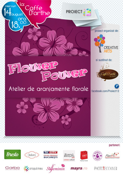 Flower power - Atelier de aranjamente florale Flower power - Atelier de aranjamente florale