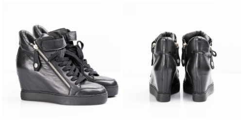 Cizme scurte cu aplicatii metalice si genti din piele pentru fashioniste cu personalitate