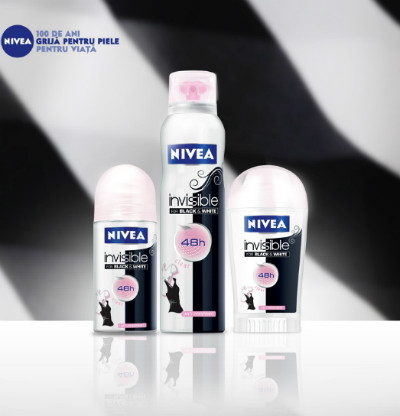 NIVEA Invisible for black&White